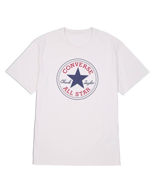T-shirt Unissexo Chuck Patch Bege-1