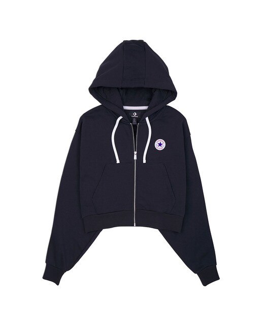 Sweatshirt de Mulher Retro Chuck Hoodie Preto-1
