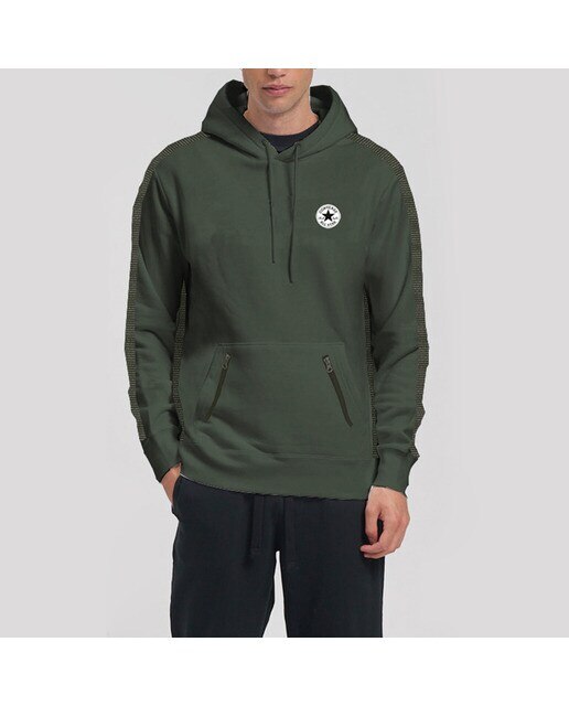Sweatshirt de Homem Chuck Future Utility Hoodie Verde-escuro-1