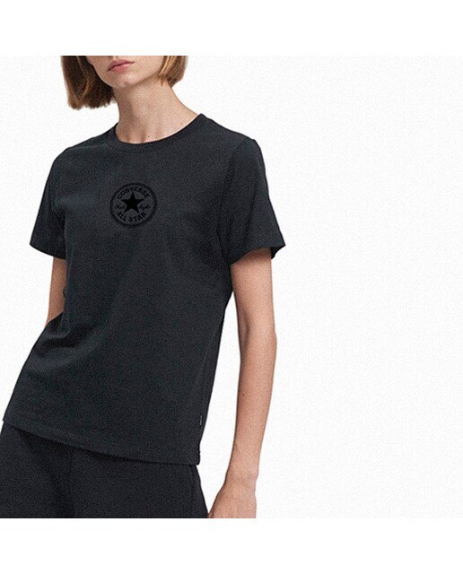 T-shirt de Mulher Chuck Taylor Regular Tee Cinzento-escuro-1