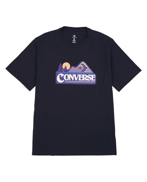T-shirt de Homem Elevated Graphic Tee Preto / Roxo-1