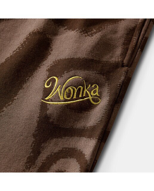 Calças Unissexo Wonka Jogger Castanho-3