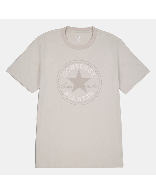 T-shirt Unissexo Go-To All Star Patch Logo Standard Fit Bege-1