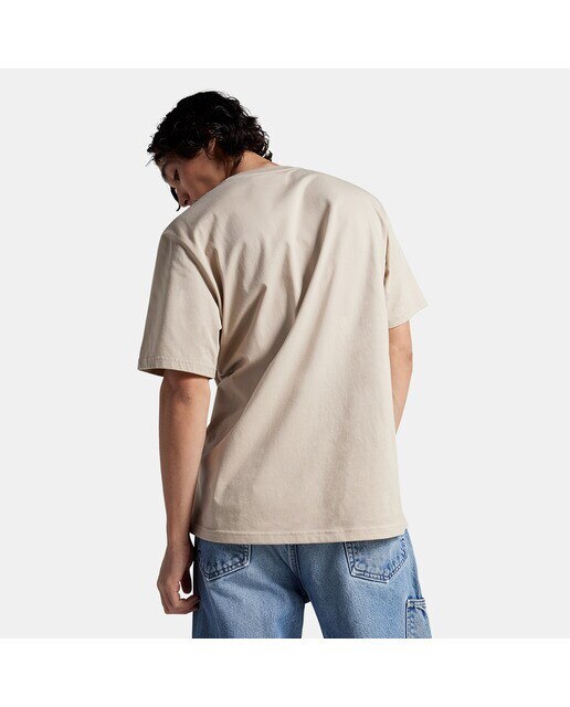 T-shirt Unissexo Go-To All Star Patch Logo Standard Fit Bege-6