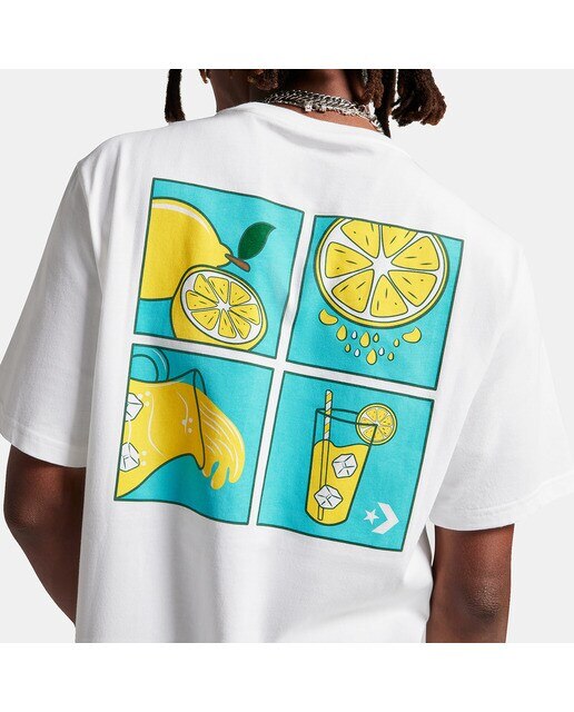T-shirt How-To Lemonade Short Sleeve Branco-6