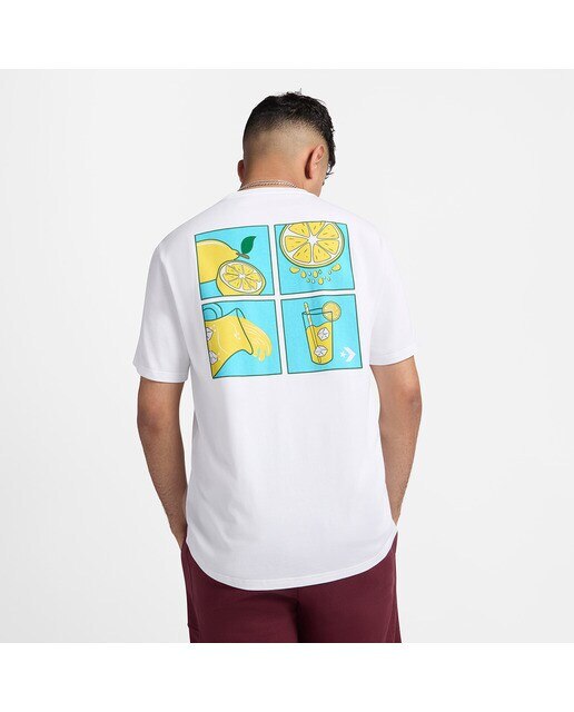 T-shirt How-To Lemonade Short Sleeve Branco-8