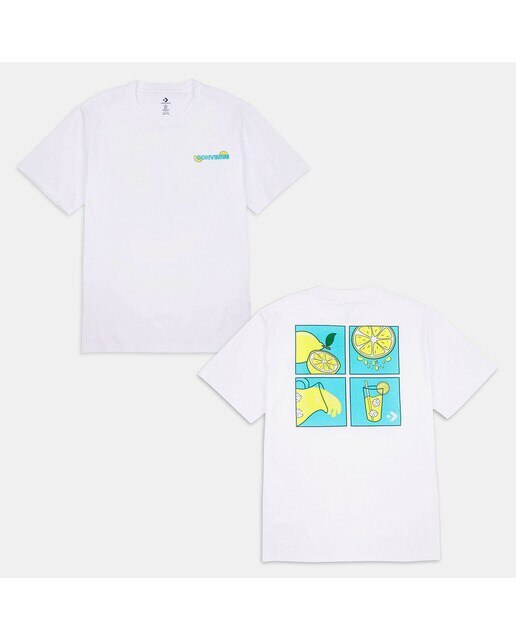 T-shirt How-To Lemonade Short Sleeve Branco-9