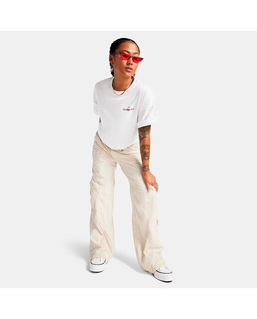 T-shirt de Mulher Oversized Cherry Branco-3