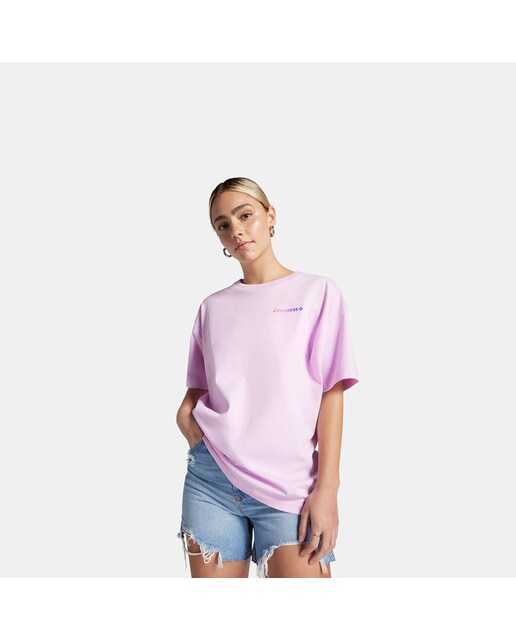 T-shirt de Mulher Music Festival Rosa-pastilha-1