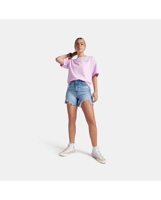 T-shirt de Mulher Music Festival Rosa-pastilha-2