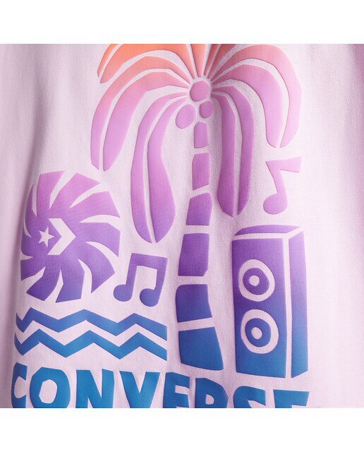 T-shirt de Mulher Music Festival Rosa-pastilha-5