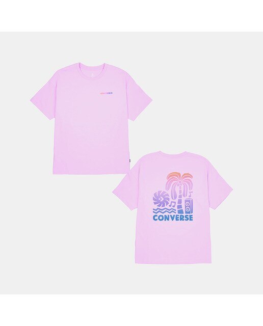 T-shirt de Mulher Music Festival Rosa-pastilha-6