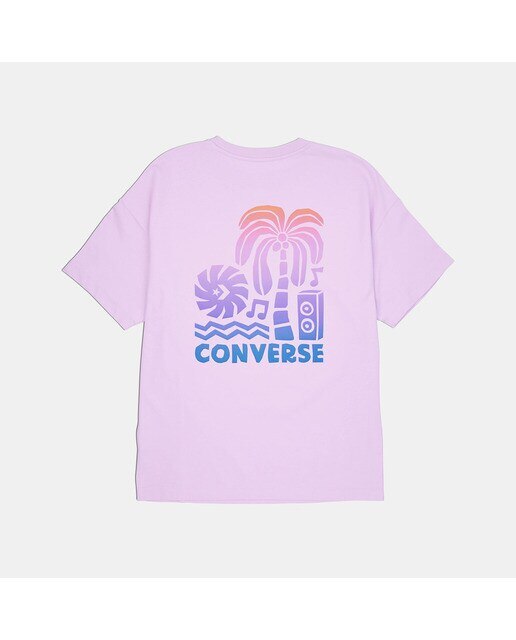 T-shirt de Mulher Music Festival Rosa-pastilha-7
