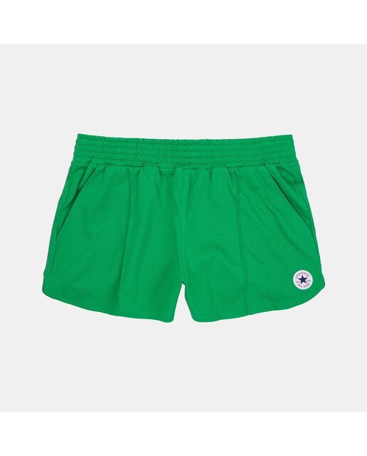 Calções de Mulher Retro Knit Verde maçã-1