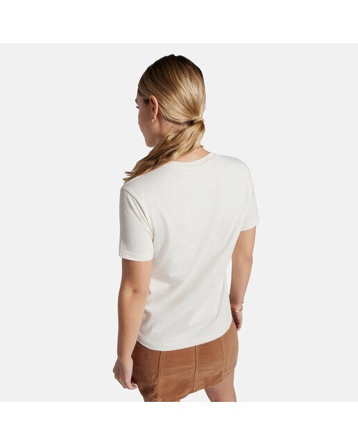 T-shirt de Mulher Chuck Taylor Patch Branco-2