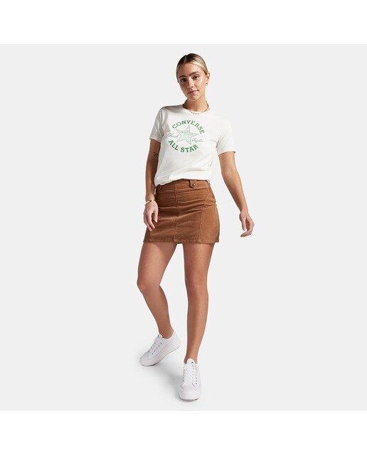 T-shirt de Mulher Chuck Taylor Patch Branco-4
