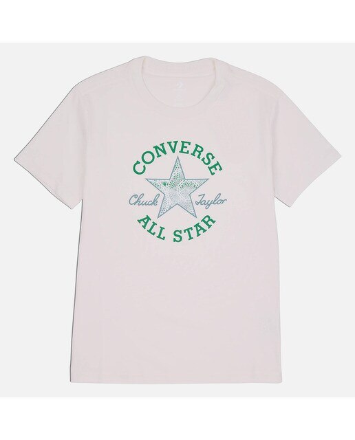 T-shirt de Mulher Chuck Taylor Patch Branco-5