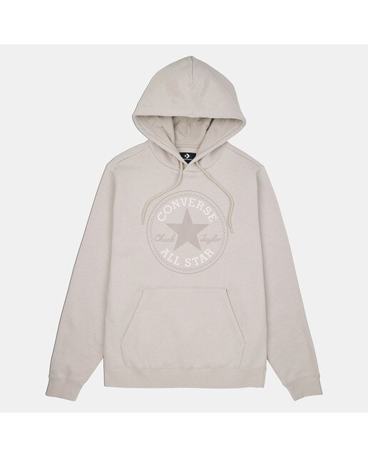 Sweatshirt Unissexo Go-To All Star Patch Standard-Fit Bege-1