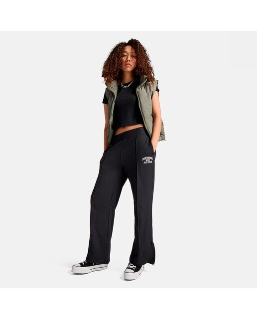 Calças Casual de Mulher Heritage Track Pant Preto-5