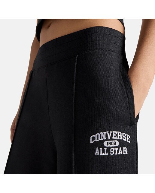 Calças Casual de Mulher Heritage Track Pant Preto-7