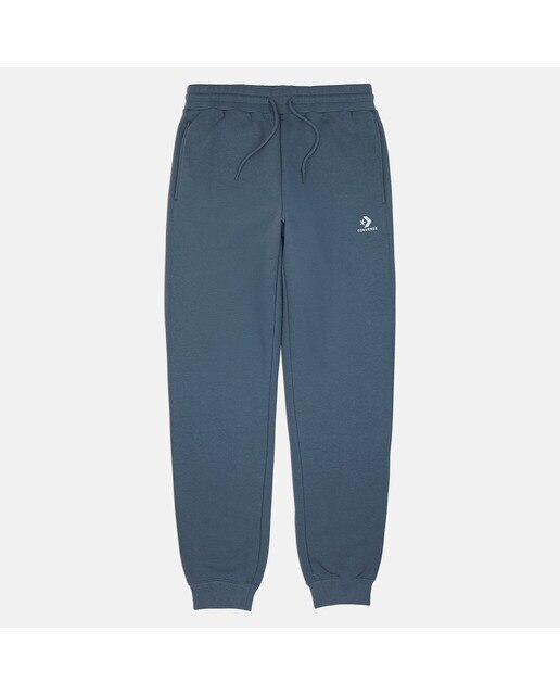 Calças Unissexo Go-To Embroidered Star Chevron Standard-Fit Fleece Sweatpant Azul-oceano-2