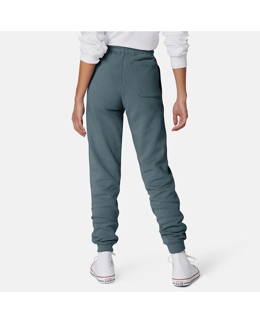 Calças Unissexo Go-To Embroidered Star Chevron Standard-Fit Fleece Sweatpant Azul-oceano-4