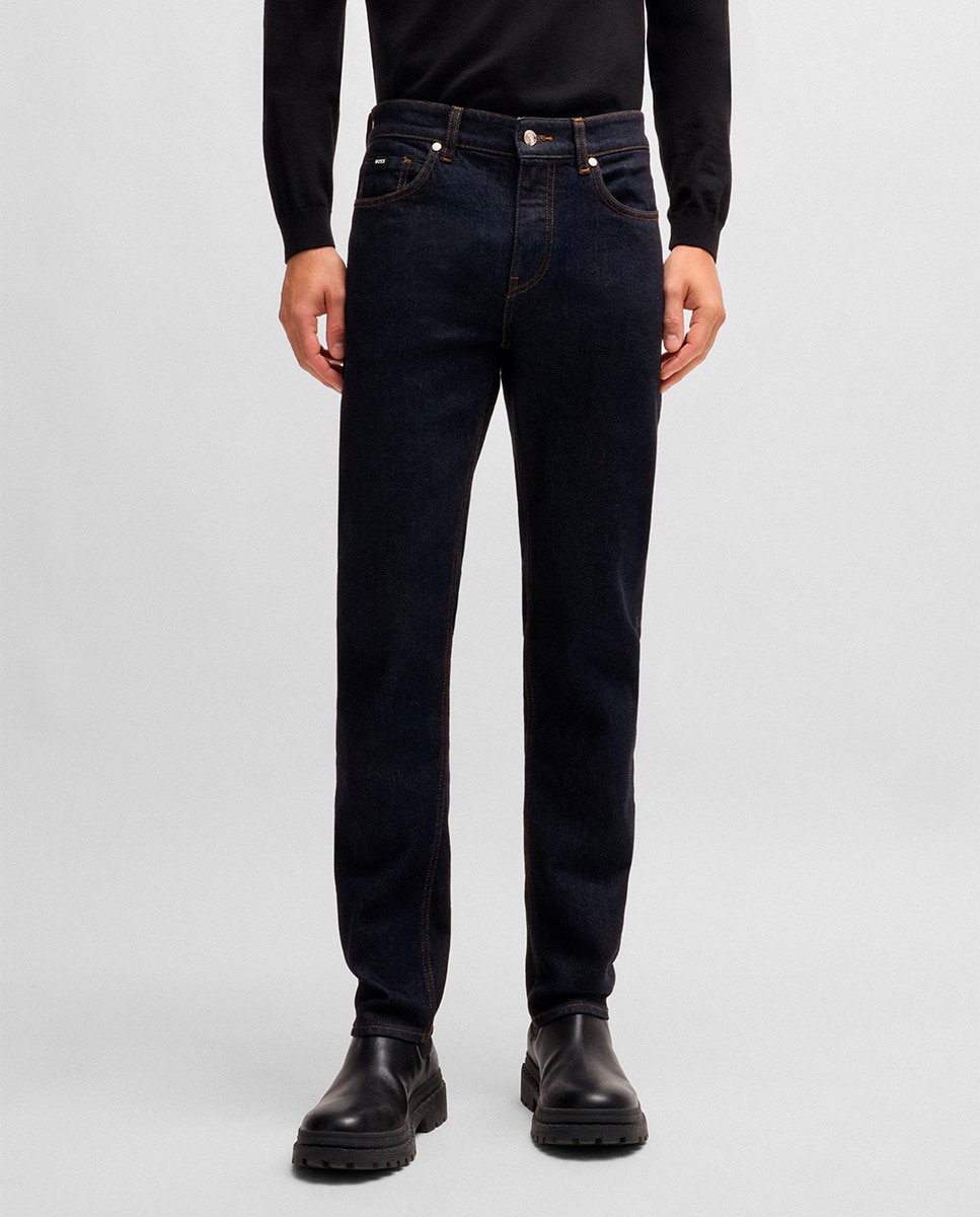 Jeans Delaware Slim Fit de Ganga Elástica Azul-marinho-2