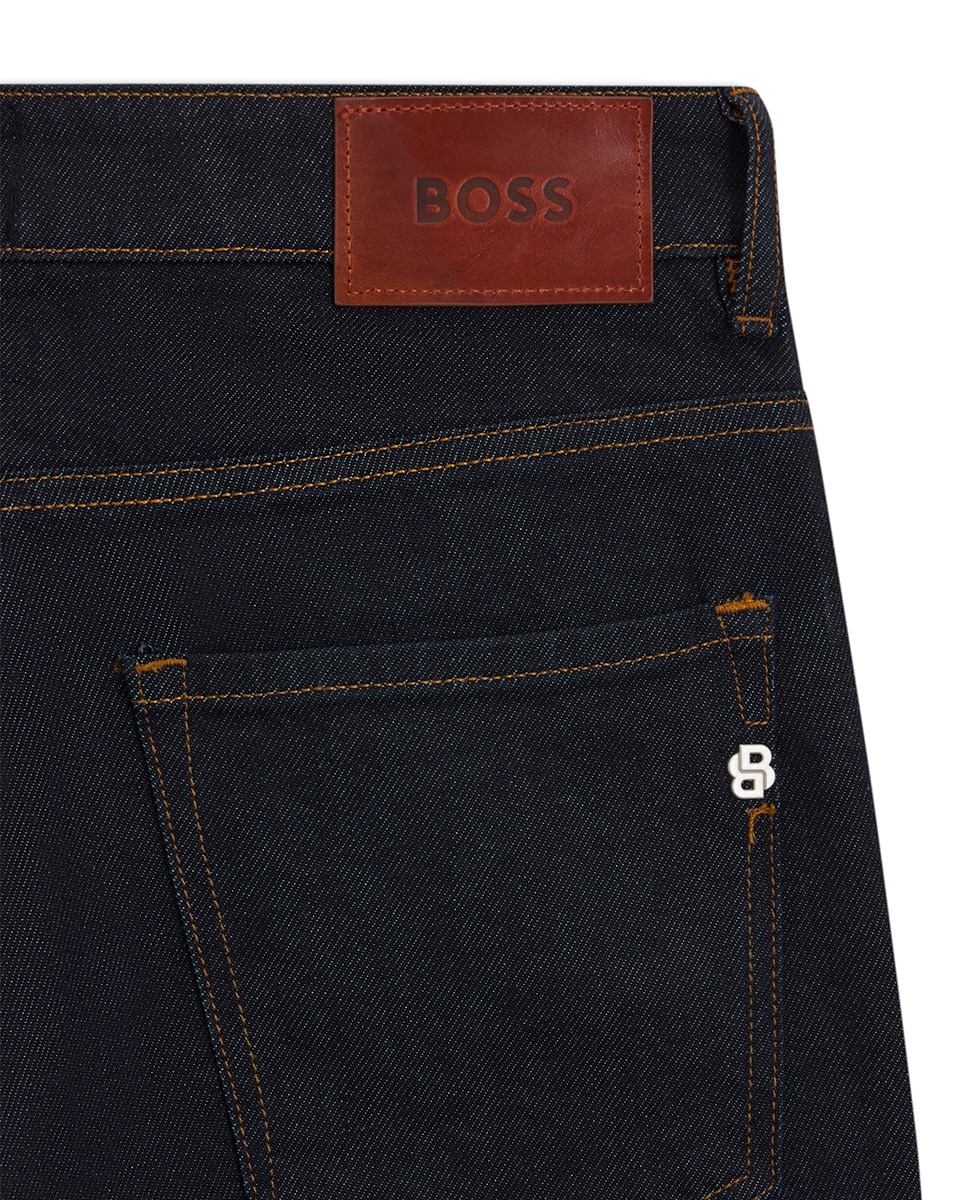 Jeans Delaware Slim Fit de Ganga Elástica Azul-marinho-6