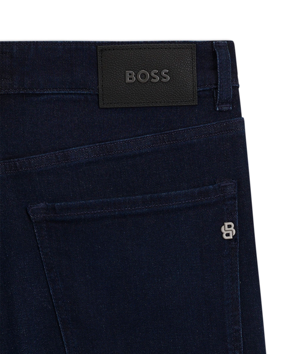 Jeans Maine Straight Fit de Ganga Super Suave Azul-marinho-6