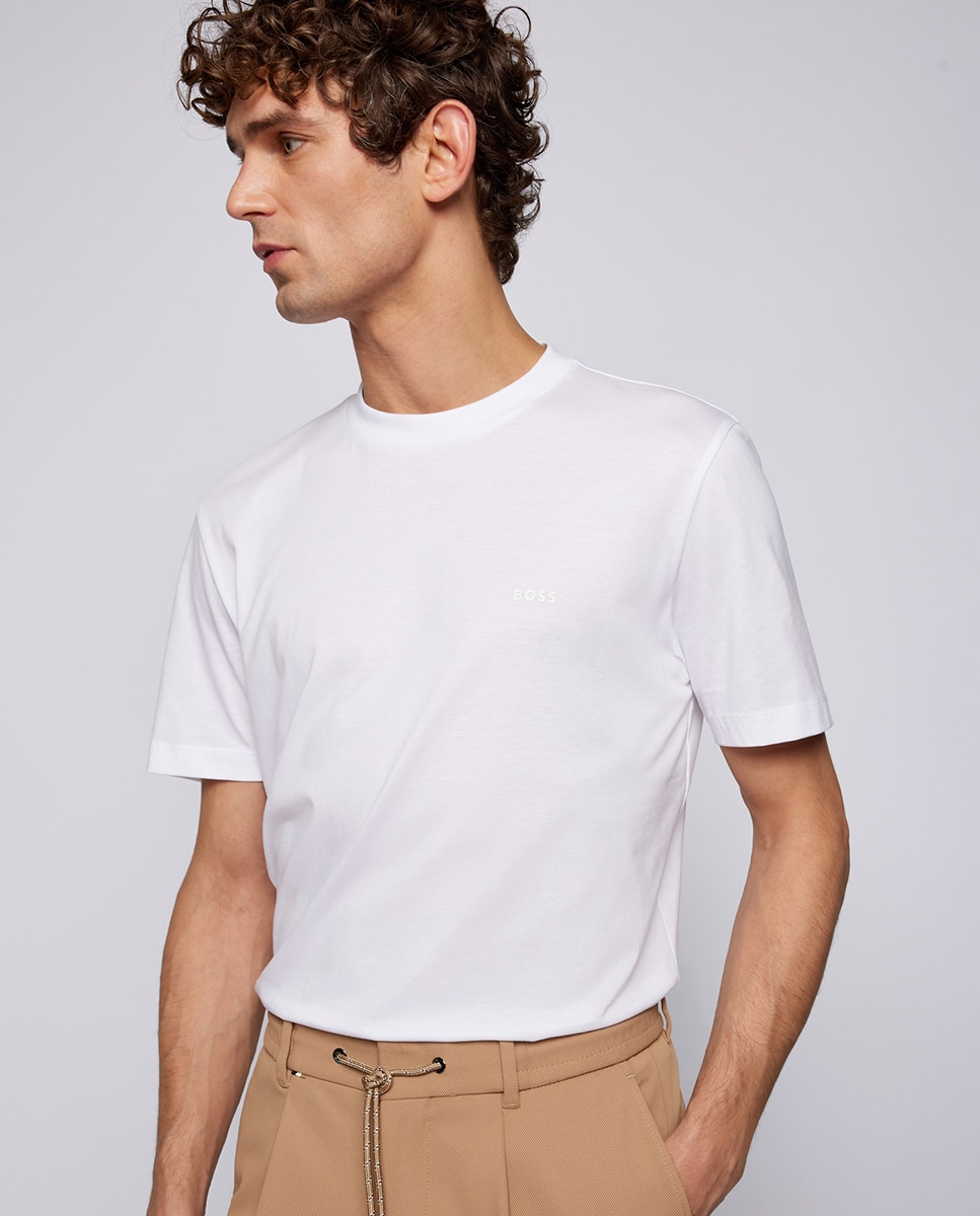 T-shirt Regular Fit com Logótipo Branco-3