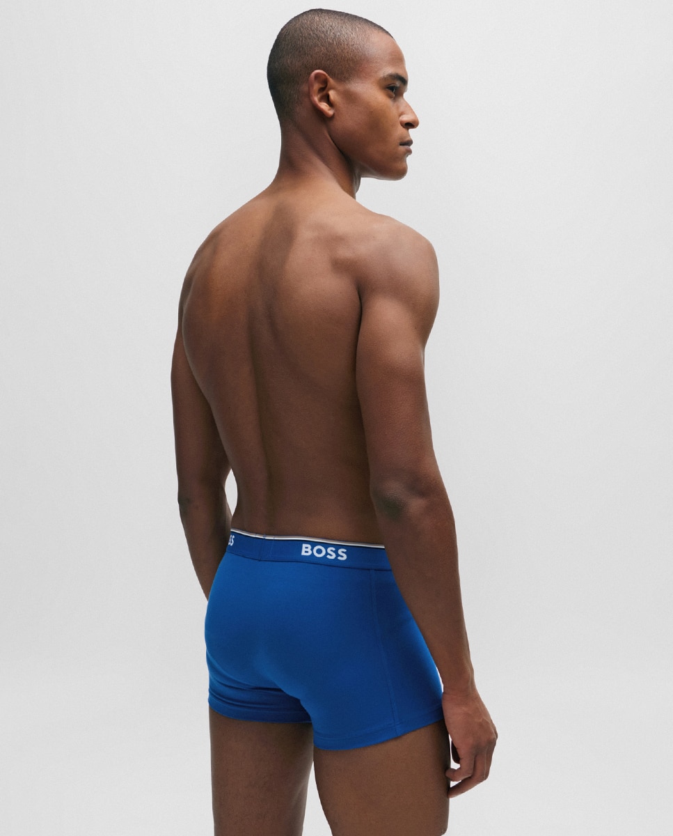 Imagen 3 de Pack de tres Boxer de hombre en algodón elastán - Boss - Multicolor Multicolor