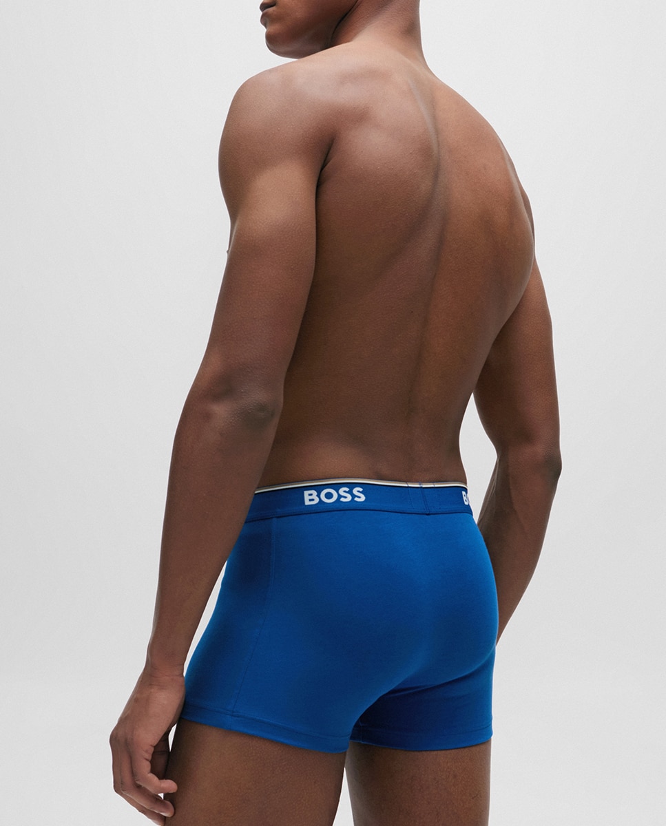 Imagen 5 de Pack de tres Boxer de hombre en algodón elastán - Boss - Multicolor Multicolor