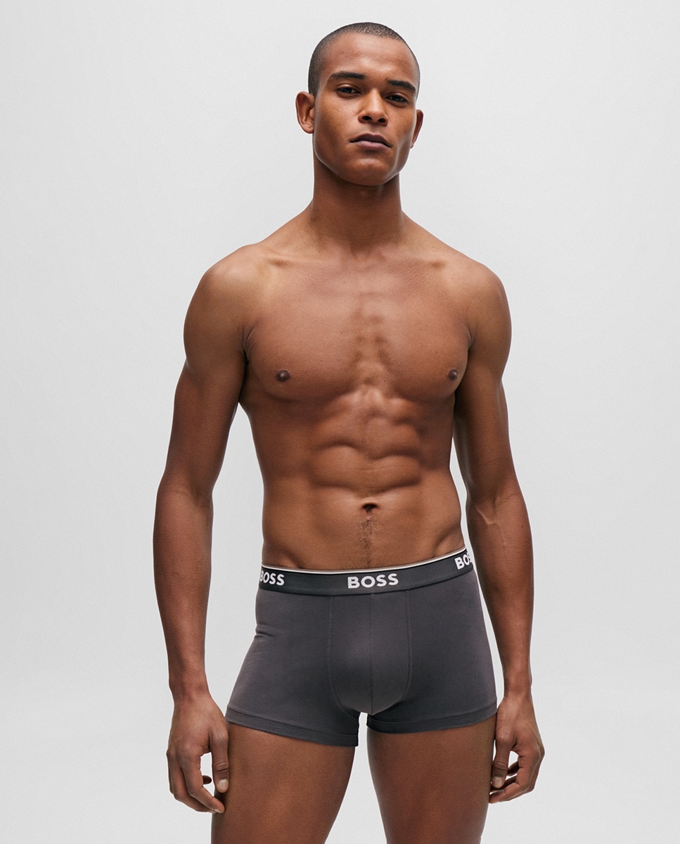 Imagen 6 de Pack de tres Boxer de hombre en algodón elastán - Boss - Multicolor Multicolor