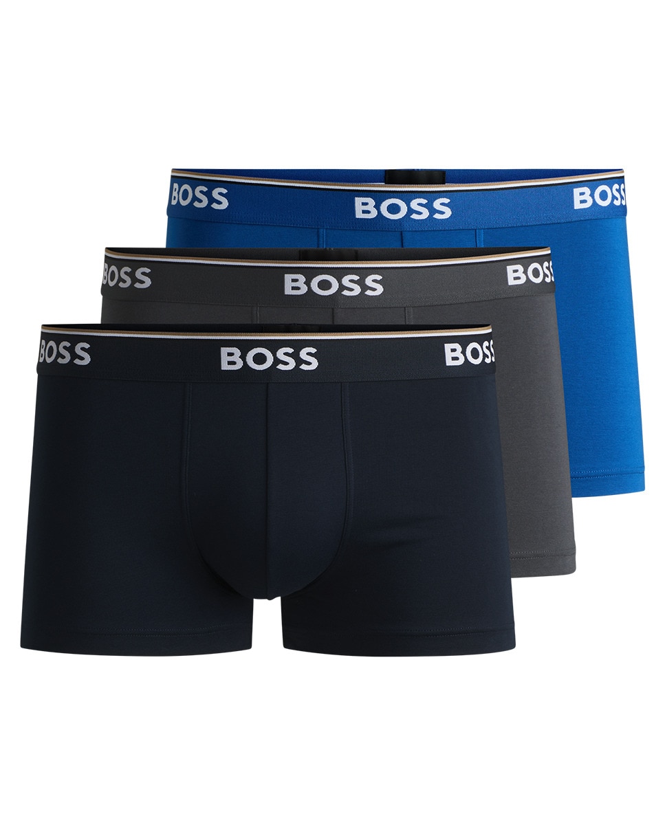 Imagen 7 de Pack de tres Boxer de hombre en algodón elastán - Boss - Multicolor Multicolor