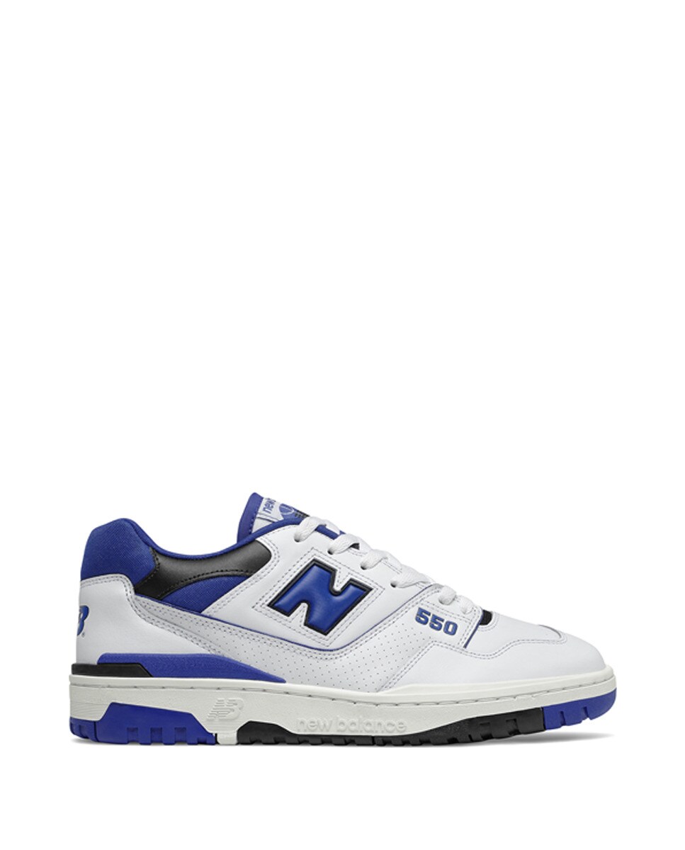 Sapatilhas Casual Unissexo Retro Basket 550 v1 Branco / Azul-1