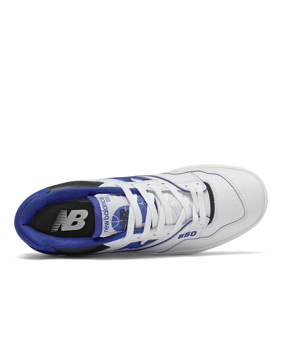 Sapatilhas Casual Unissexo Retro Basket 550 v1 Branco / Azul-2