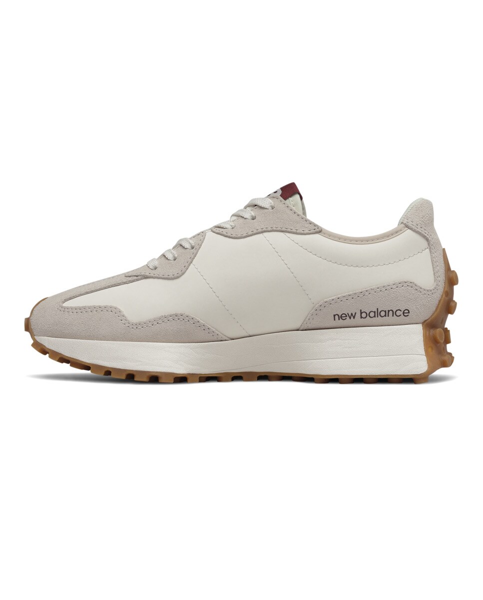Sapatilhas casual 327 Branco / Bordeaux-2