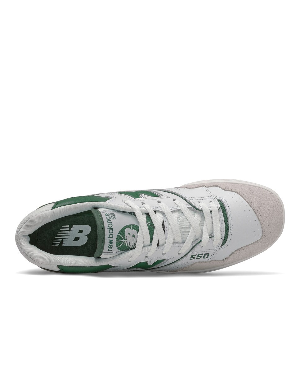 Sapatilhas casual unissexo 550 New Balance Branco / Verde-3