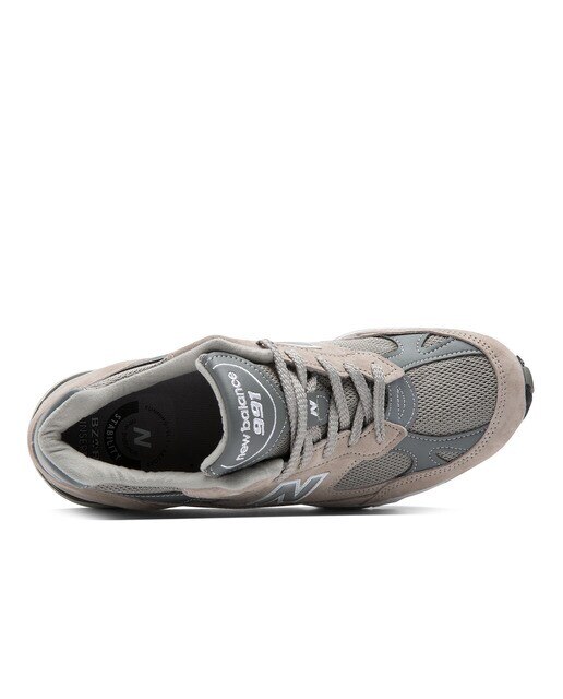 Sapatilhas Casual de Homem Made UK 991 v1 Areia/Cinzento-2