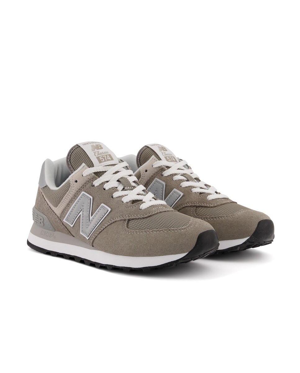 Sapatilhas casual de mulher 574 v2 Evergreen New Balance Areia/Cinzento-2