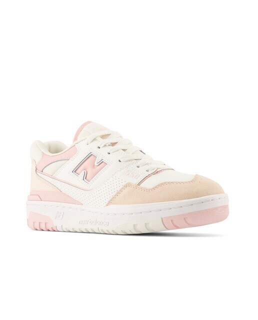 Sapatilhas casual 550 Branco / Rosa-7