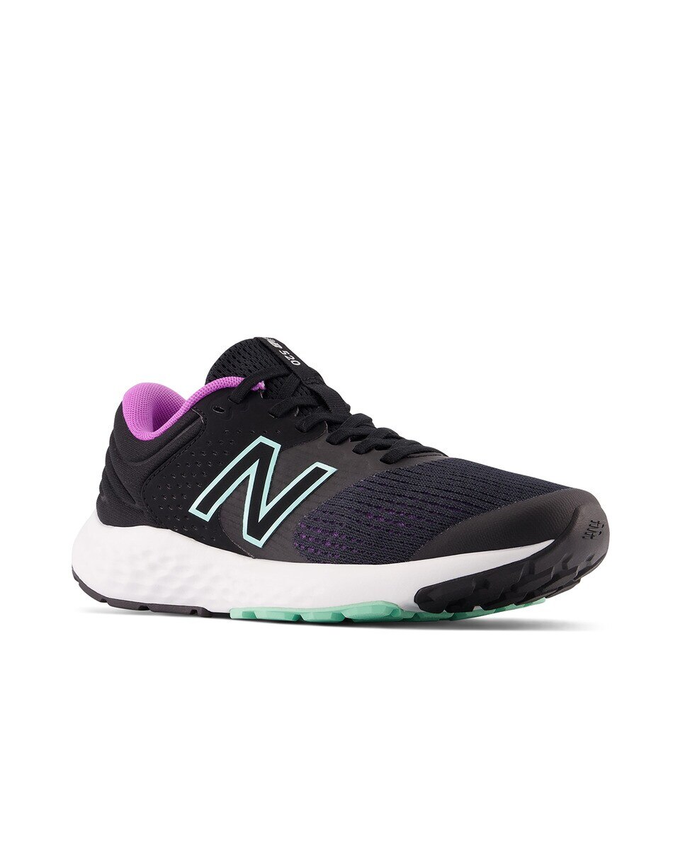 Sapatilhas de Running de Mulher 520 v7 New Balance Preto / Verde-2