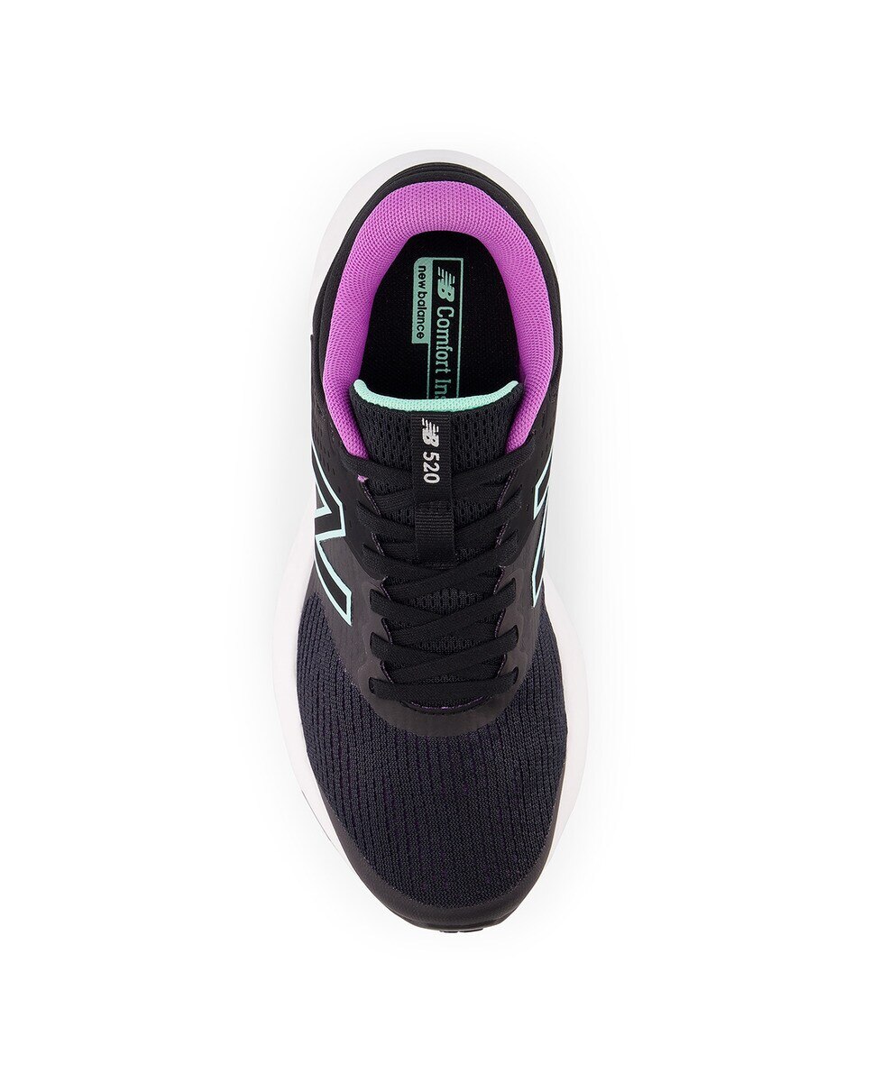 Sapatilhas de Running de Mulher 520 v7 New Balance Preto / Verde-3