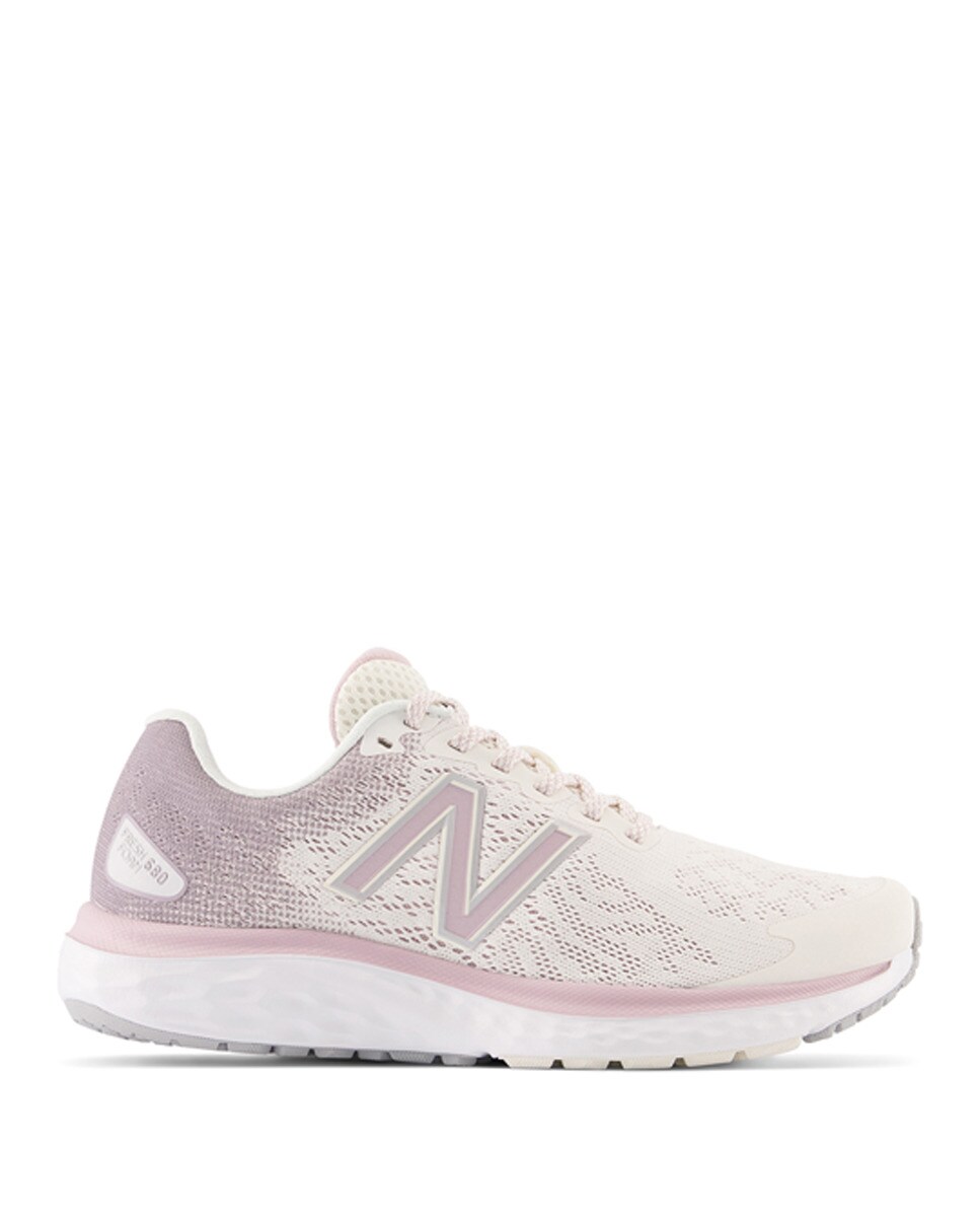 Sapatilhas de Running de Mulher Fresh Foam 680 v7 Branco / Rosa-1