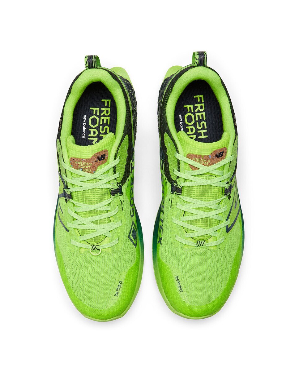 Sapatilhas de Trail Running de Homem Fresh Foam X Hierro v7 Gore-Tex Verde / Preto-3