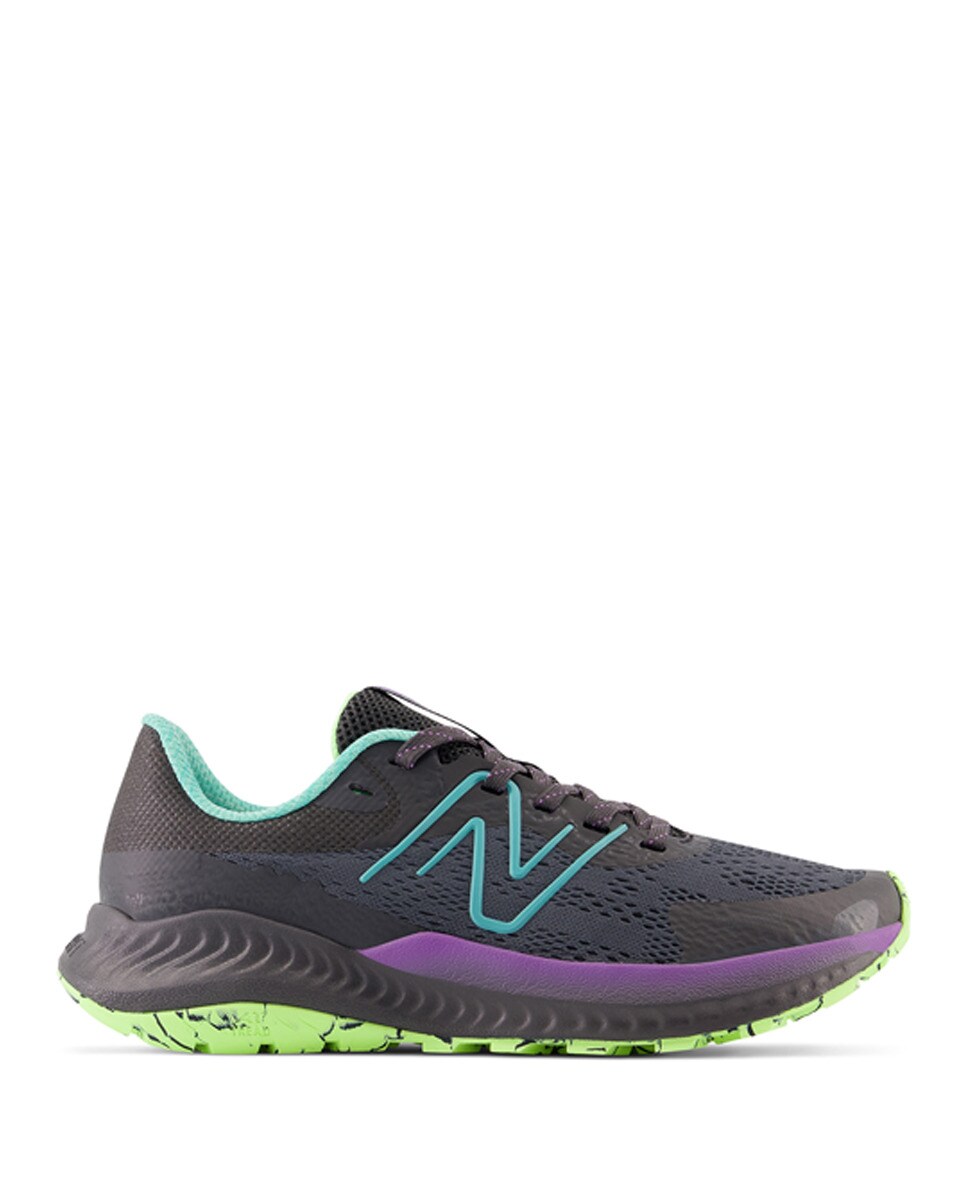 Sapatilhas de Trail Running de Mulher DynaSoft Nitrel V5 Cinzento/Verde-1