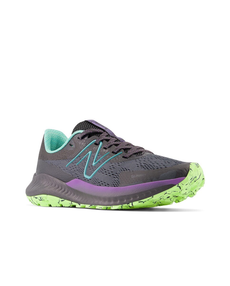 Sapatilhas de Trail Running de Mulher DynaSoft Nitrel V5 Cinzento/Verde-2