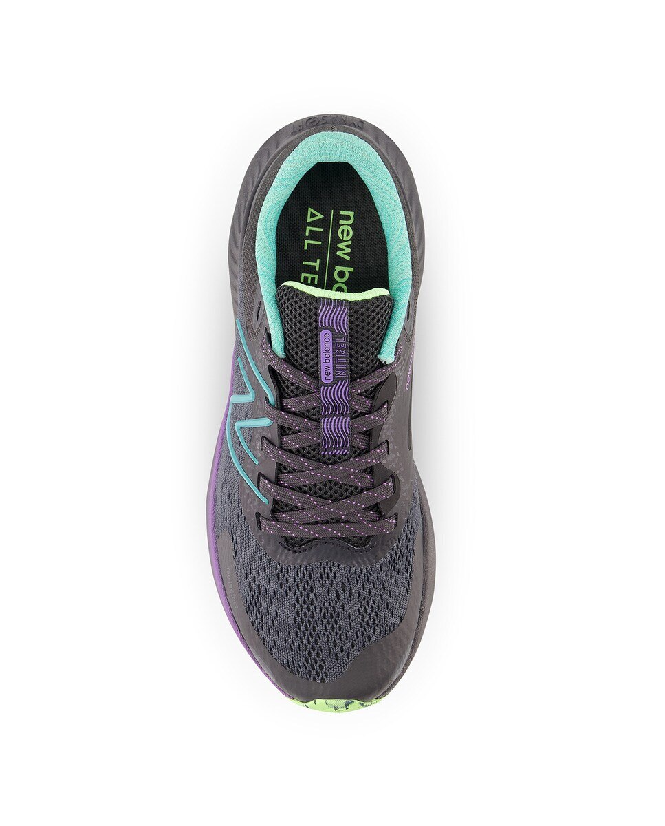 Sapatilhas de Trail Running de Mulher DynaSoft Nitrel V5 Cinzento/Verde-3