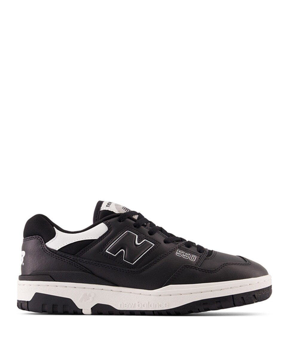 Sapatilhas Casual Unissexo Retro Basket 550 v1 Preto-1