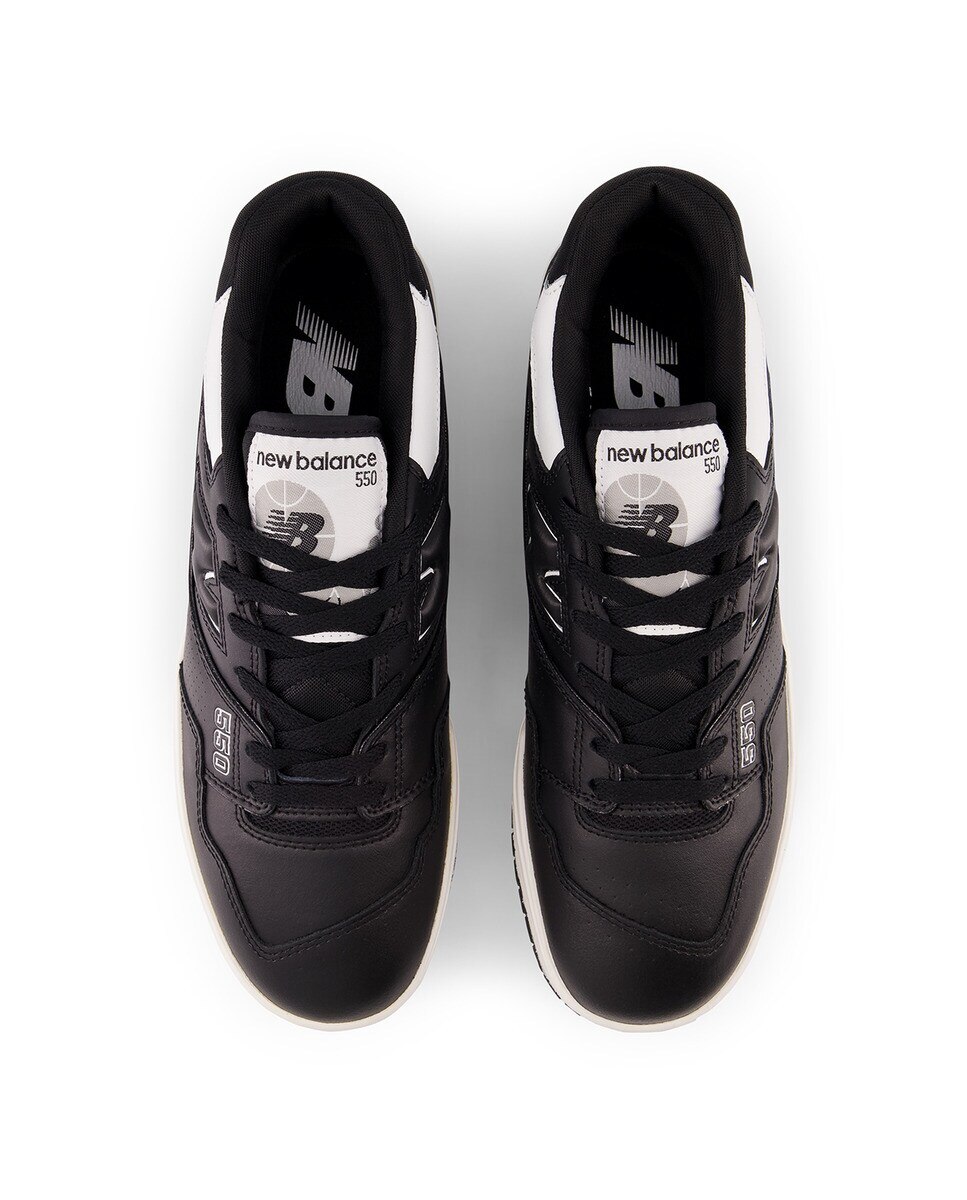 Sapatilhas Casual Unissexo Retro Basket 550 v1 Preto-2